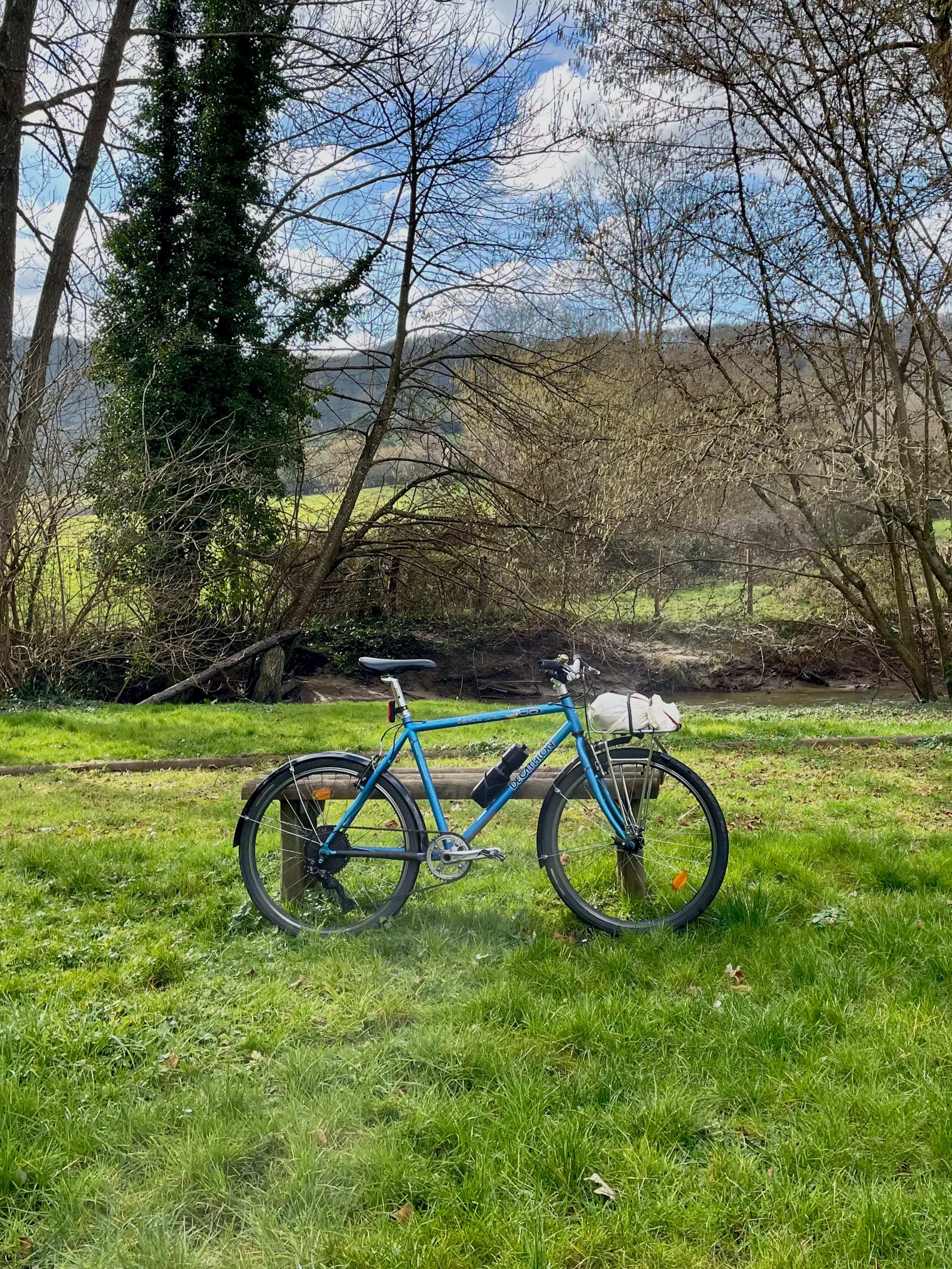 Vélo au lavoir de Monceaux-au-Perche